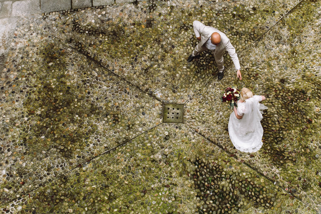 high angle photography