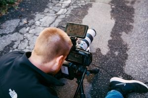 man with camera