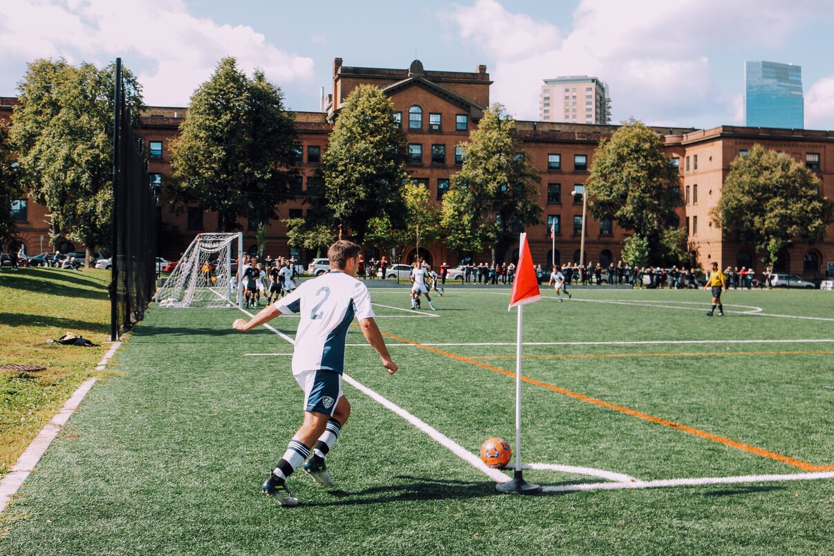 Football camera recording