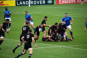 rugby being played